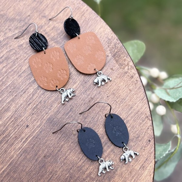 DIY Genuine Leather Earring Class